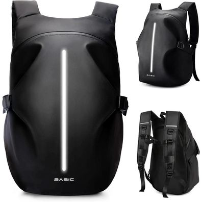 HYC00 Motorradrucksack Herren, wasserdicht, Helmrucksack, Laptoptasche