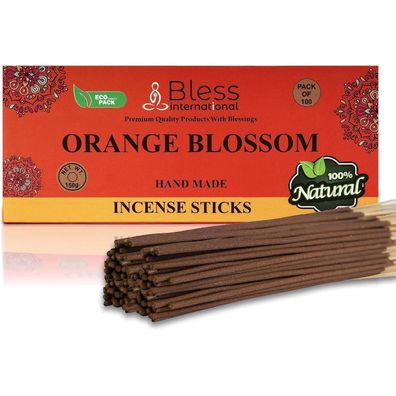 Bless International Orange Blossom Räucherstäbchen - 100 Stück (150g)
