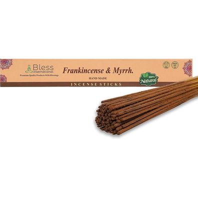 Bless Räucherstäbchen Weihrauch & Myrrhe, handgerollt, 25 Stück (40g)