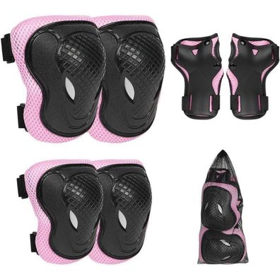 Flintronic Kinder Knieschoner Set 6 in 1 Schutzausrüstung für Skateboard