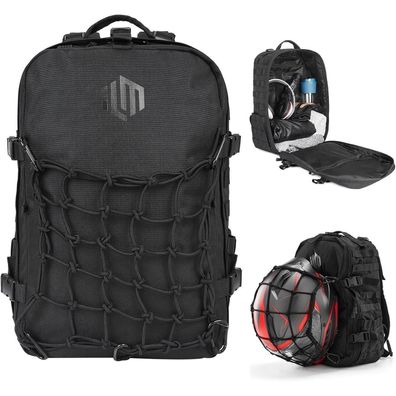 ILM Rucksack 30L Wasserdicht mit Helmhalterung für Damen und Herren, ideal für