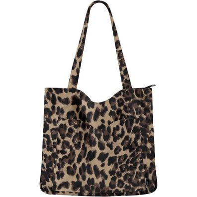 Prite Damen Umhängetasche Shopper Groß aus Cord, faltbar und waschbar, ideal
