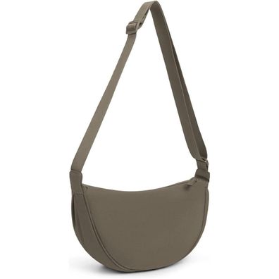 Tiaastap Damen Halbmond Crossbody Schultertasche Hobo Casual Bag Einfarbig