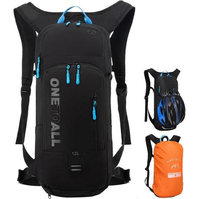 LOCAL LION Fahrradrucksack 12L, Wanderrucksack Damen/Herren, Skirucksack mit