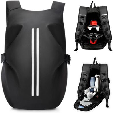 HYC00 Motorradrucksack Wasserdicht, Helmrucksack für Herren & Damen