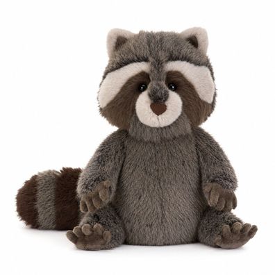 Jellycat Trixiwoo Raccoon Plueschtier Waschbaer Grau Braun 24 cm