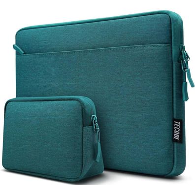 TECOOL 16 Zoll Laptoptasche für MacBook Pro 16, Lenovo, Asus, Dell, HP - Teal