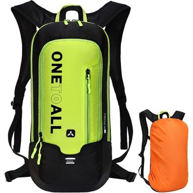 LOCAL LION Fahrradrucksack 6L/10L/12L - Kleiner Wanderrucksack für Damen