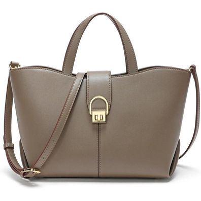 quipuda Damen Handtasche Umhängetasche aus Leder, großes Fassungsvermögen