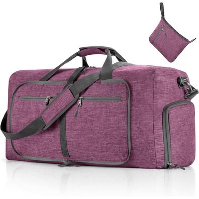 Vomgomfom 85L Reisetasche mit Schuhfach - Große Falttasche für Camping, Reisen
