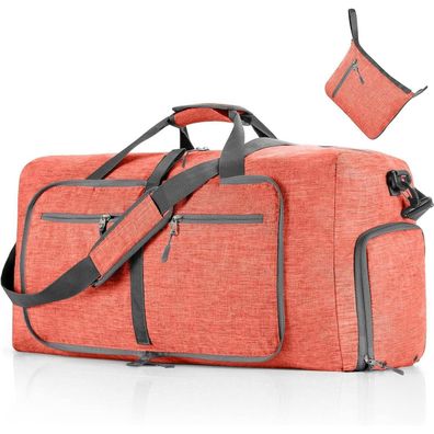 Vomgomfom 65L Reisetasche mit Schuhfach - Große Falttasche für Camping, Reisen