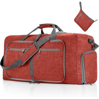 Vomgomfom 85L Reisetasche mit Schuhfach - Große Falttasche für Camping, Reisen