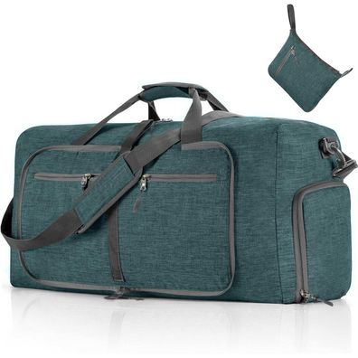Vomgomfom 115L Reisetasche mit Schuhfach - Große Falttasche für Camping
