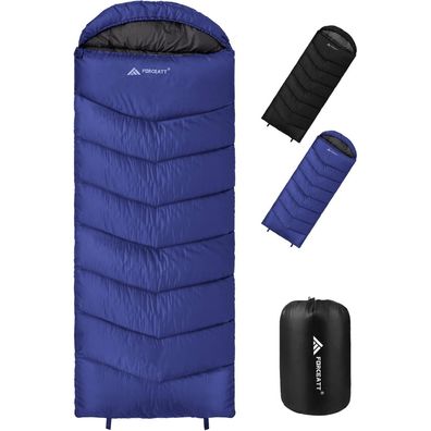 Forceatt Schlafsack Winter 4 Jahreszeiten -7 20°C Deckenschlafsack für