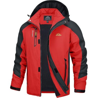 Tacvasen Herren Übergangsjacke Wasserabweisende Softshelljacke Leicht