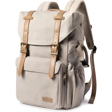 bagsmart Fotorucksack aus Canvas, diebstahlsicher und wasserabweisend, mit