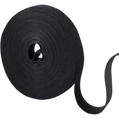 Yoosso 10m Klett Kabelbinder, 20mm Breite, Selbstklebend, Wiederverschließbar