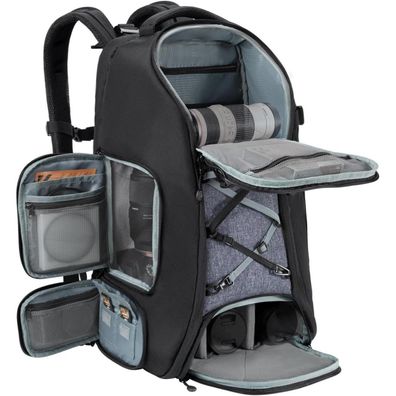 K&F Concept 30L Fotorucksack, wasserdicht, mit Regenschutz, für DSLR/SLR, 16
