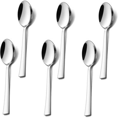 Homikit Kaffeelöffel 6er Set, Edelstahl Teelöffel für Kaffee, Espresso