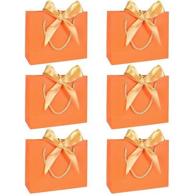 Naapesi Geschenktaschen aus Papier, 6 Stück, Groß, Elegant, für Hochzeit