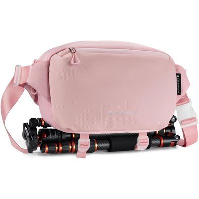 K&F Concept Kamera-Rucksack, Schultertasche, quadratisch, Rosa, für