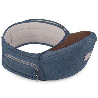 GAGAKU Baby Hüftsitz Leichter Tragehocker für Kinder von 0-36 Monaten - Denim