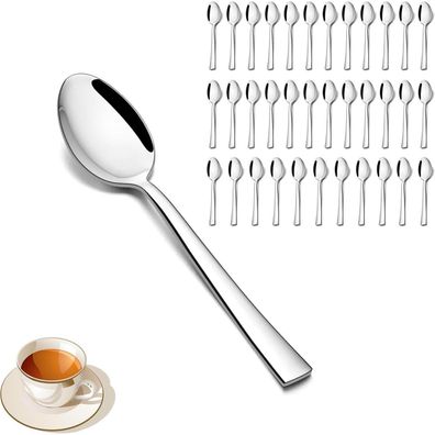 Joyfair Teelöffel 36 Stück, 13,5cm Edelstahl Kaffeelöffel Espressolöffel Set