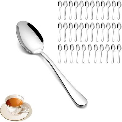 Joyfair Teelöffel Set (36 Stück), 13,5cm Edelstahl Kaffeelöffel