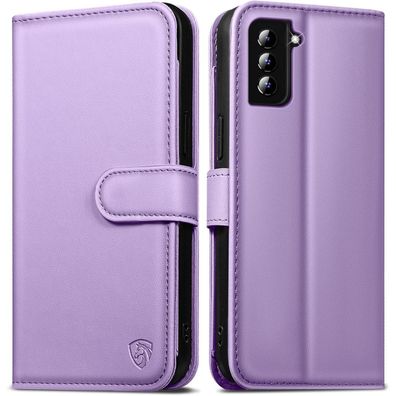 EASDNB Handyhülle für Samsung Galaxy S21 5G, Premium Leder Wallet Klappbar mit