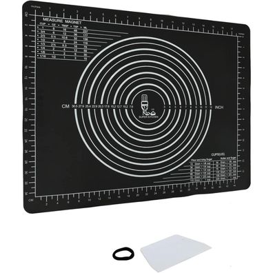 SUPER Kitchen Rutschfeste Silikon Backmatte, Antihaft, 50 x 40 cm, Ideal für