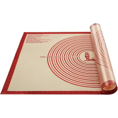 SUPER Kitchen Antihaft Backmatte Silikon 91,4x61cm - Rutschfest & BPA Frei für