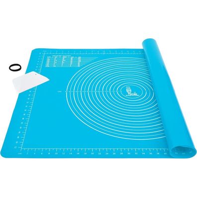 SUPER Kitchen Rutschfeste Backunterlage aus Silikon, antihaft, groß 71x51cm