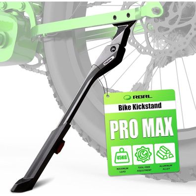 RBRL Verstellbarer Fahrradständer Aluminium für 24-29 Zoll MTB/E-Bike, 18/40mm