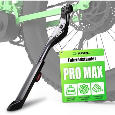 RBRL Verstellbarer Fahrradständer aus Aluminium für 24-29 Zoll Bikes, 18mm