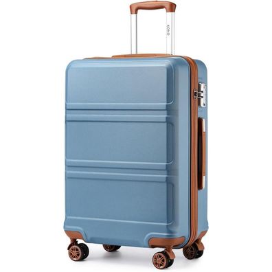 KONO Trolley M (55cm) - Graublauer Reisekoffer aus robustem