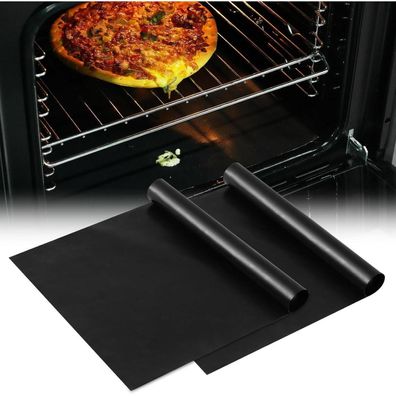 KitchenRaku Universal Teflon Herdmatte, Antihaft-Backofeneinlagen für den Boden