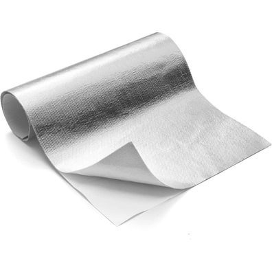 FLASLD Aluminisierte Hitzeschutzmatte 100x200cm - Selbstklebend, Reflektierend