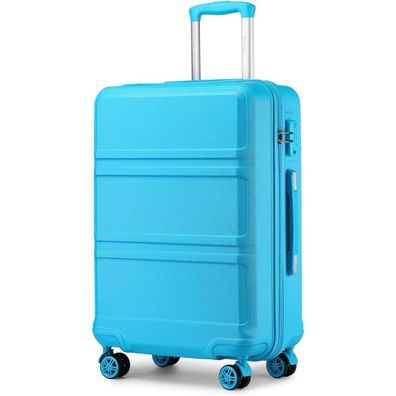 KONO Trolley Reisekoffer Größe M (55cm) - Blau