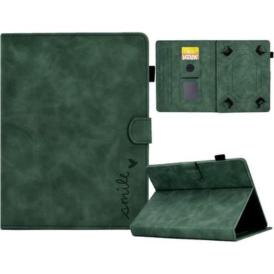 Aswant Universal PU-Leder Schutzhülle für 9-11 Zoll Tablets, Grün