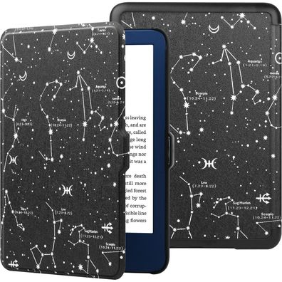 HGWALP Hülle für Kindle 6" (11. Gen, 2024/2021) - Ultra Slim PU Leder Folio