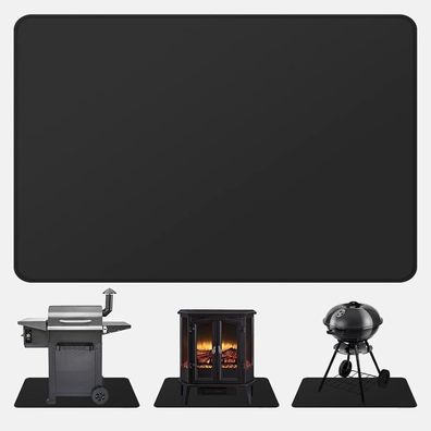 FLASLD Unterlegmatte für Außengrill, 91 x 124 cm, feuerfest, öl- und