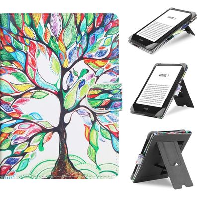 HoYiXi Universal Leder Schutzhülle für 6-6.8 Zoll E-Book Reader wie Kindle