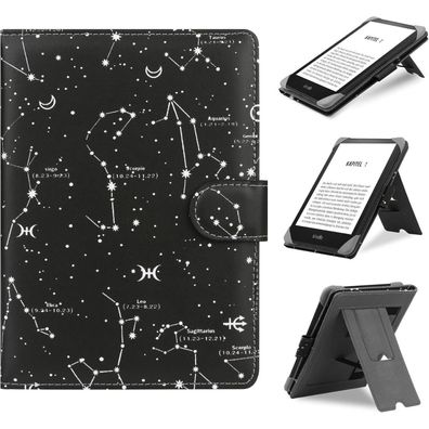 HoYiXi Universal Leder Schutzhülle für 6-6.8 Zoll E-Book Reader (Kindle, Kobo