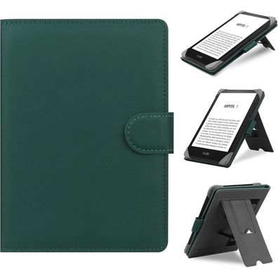 HoYiXi Universal Leder Schutzhülle für 6-6.8 Zoll E-Book Reader, Grün