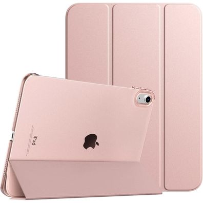 TiMOVO Hülle für iPad 11. / 10. Generation, Rosagold, Transluzent Hart PC
