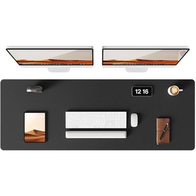 YSAGi Premium Leder Schreibtischunterlage XXL 120x43cm, Rutschfest