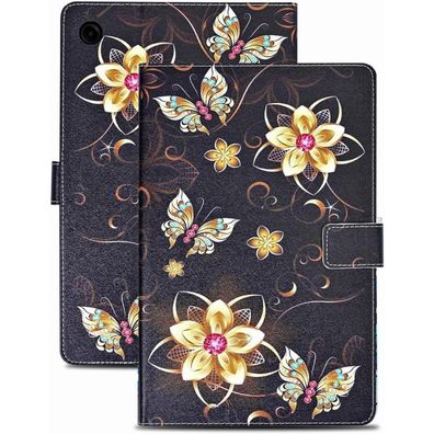 Rostsant Hülle für Samsung Galaxy Tab A9+ 11 Zoll PU Leder Wallet mit
