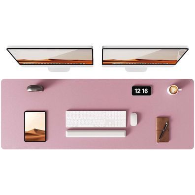 YSAGi Premium Leder Schreibtischunterlage XXL 120x43cm, Rutschfest