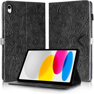 Rostsant Hülle für iPad 10. Generation 10,9 Zoll 2022, PU Leder Brieftasche mit