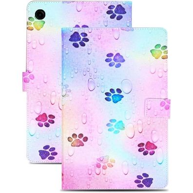 Rostsant Hülle für Samsung Galaxy Tab A9+ 11 Zoll, PU Leder Wallet mit Ständer